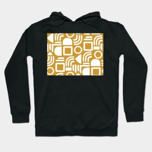 Gold Minimal Solid Geometry Hoodie